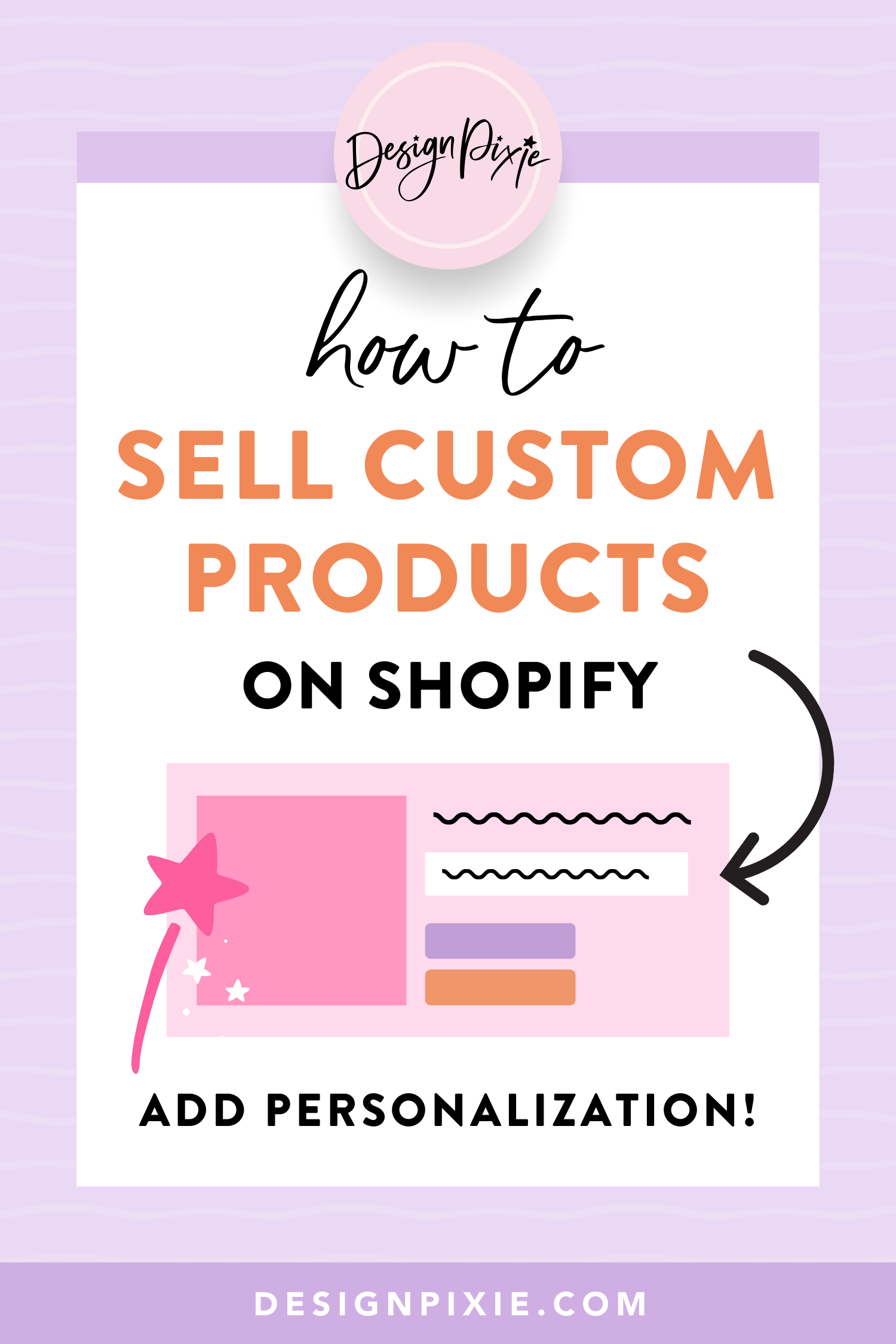 How to sell custom products on Shopify by adding a Personalization Box