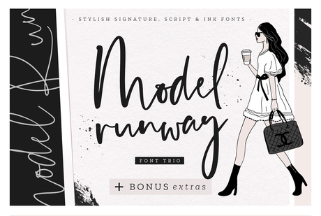 Model Runway Font - Design Pixie