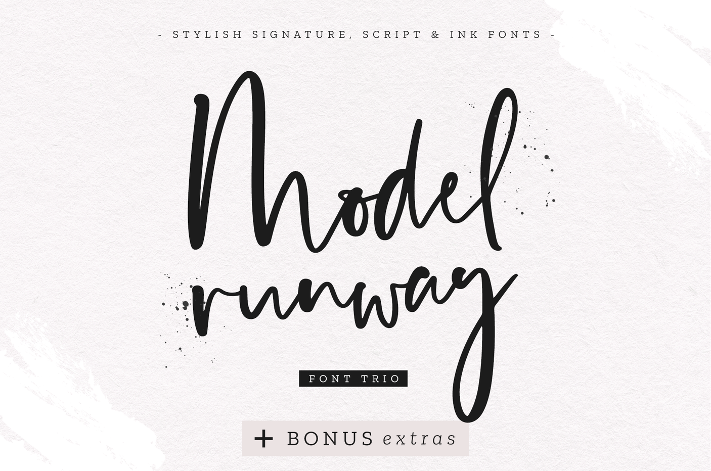 Model Runway Font - Design Pixie