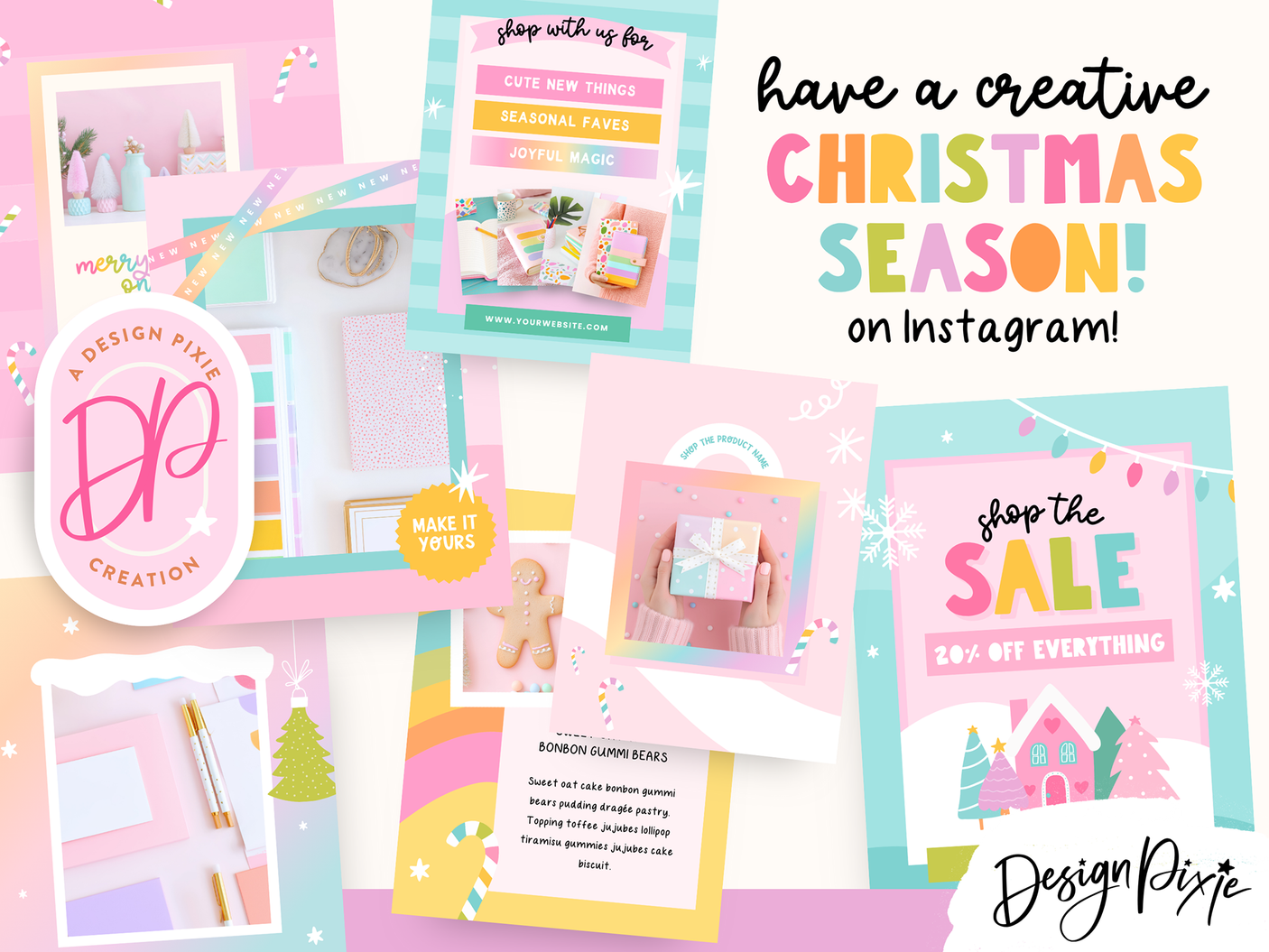 Playful Christmas Instagram Bundle