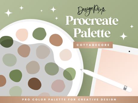 Procreate Color Palette - Cottagecore - Design Pixie