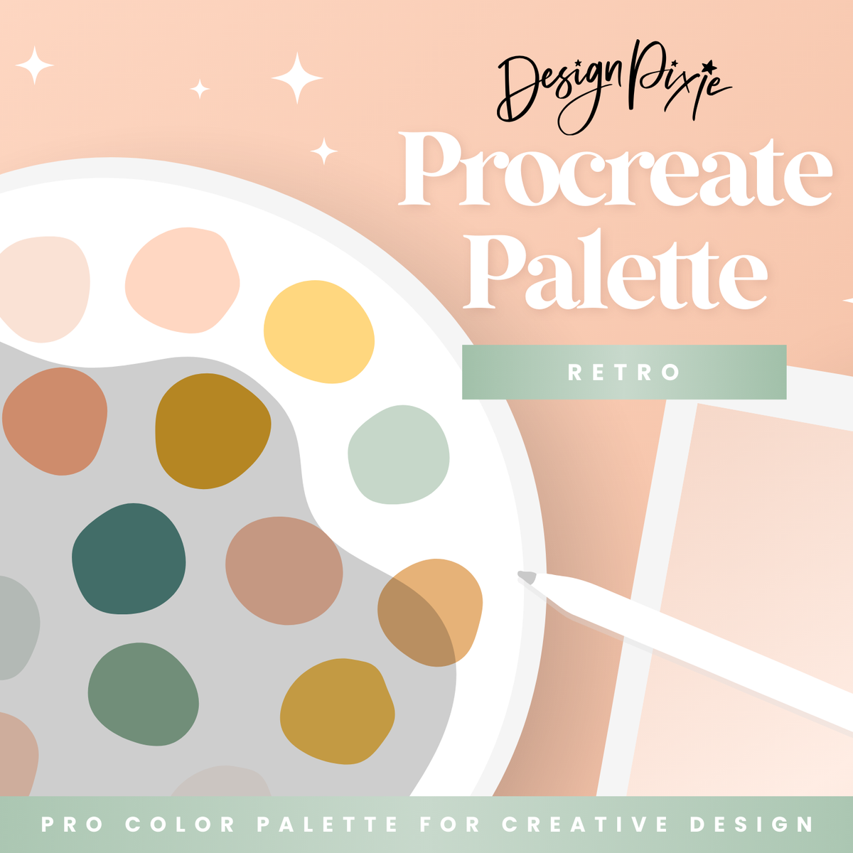 Procreate Color Palette - Retro – Design Pixie
