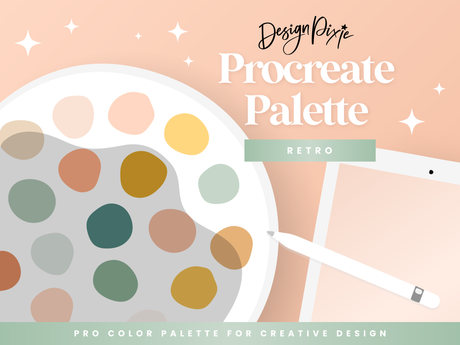 Procreate Color Palette - Retro - Design Pixie