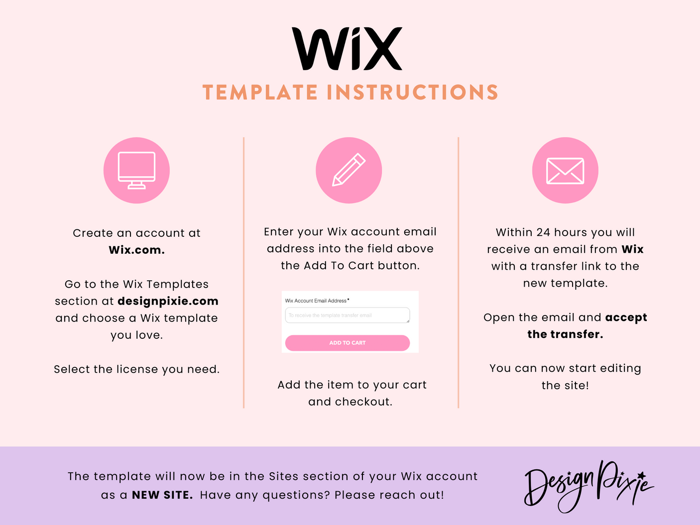 Creative Princess Wix Template