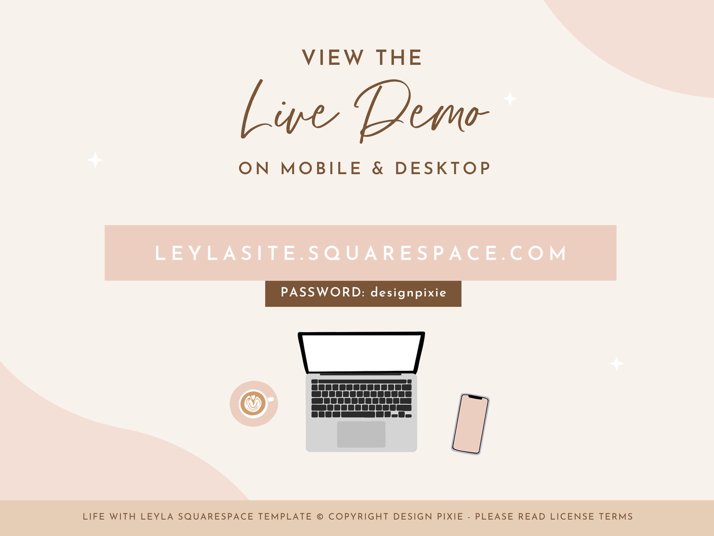 Life With Leyla Squarespace Template