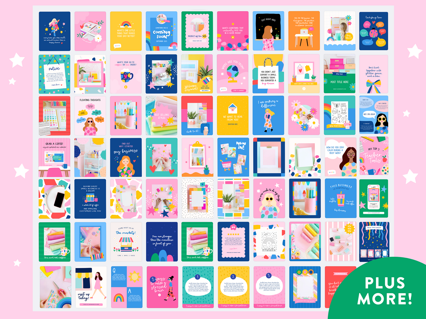 Confetti Instagram Templates - V2