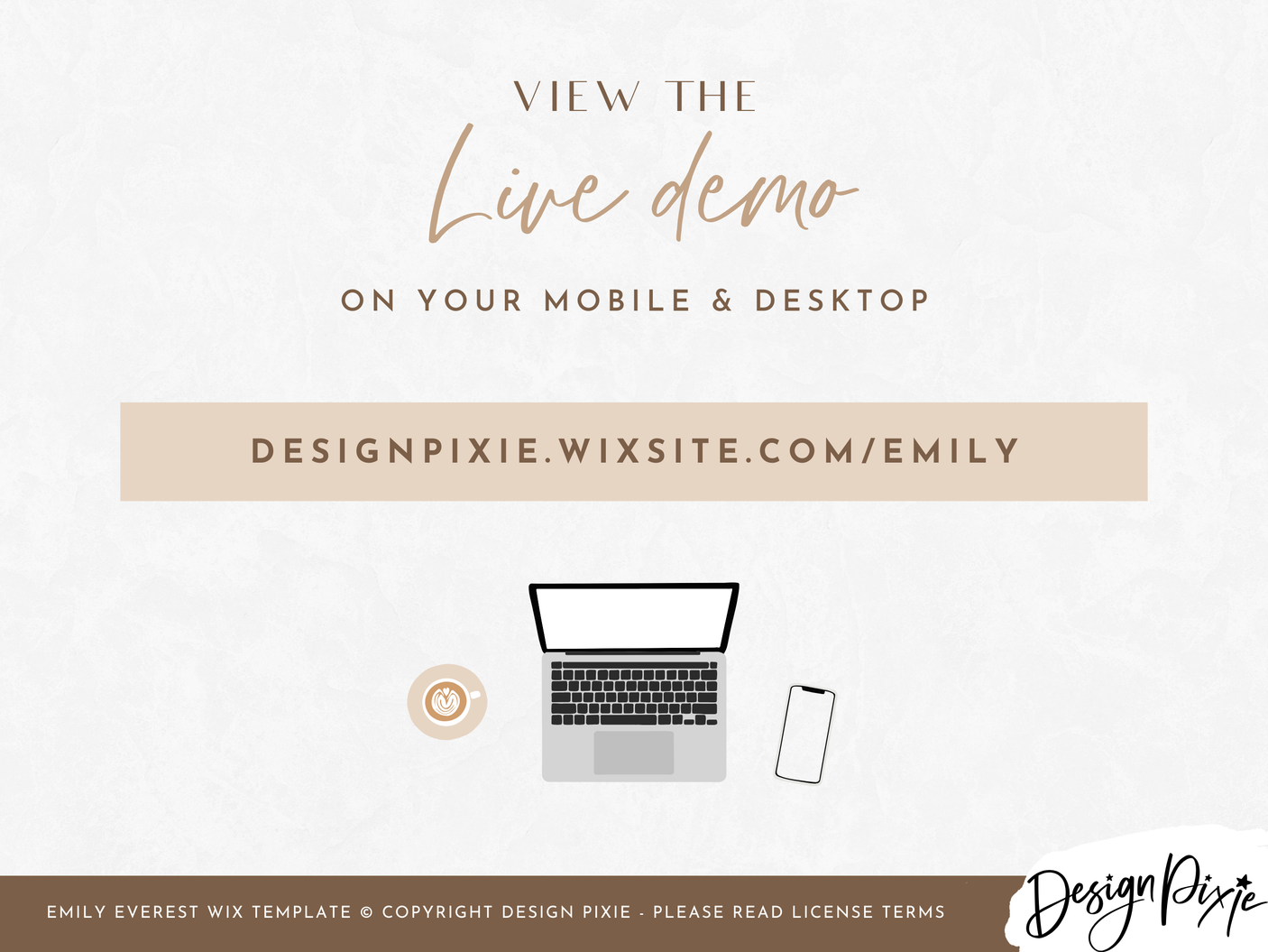 Emily Everest Wix Template