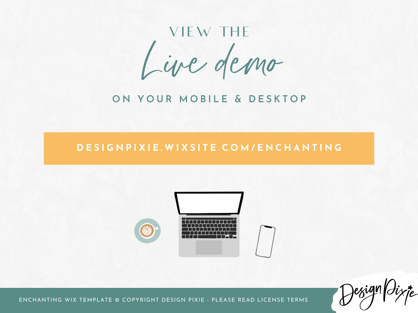 Enchanting Wix Template