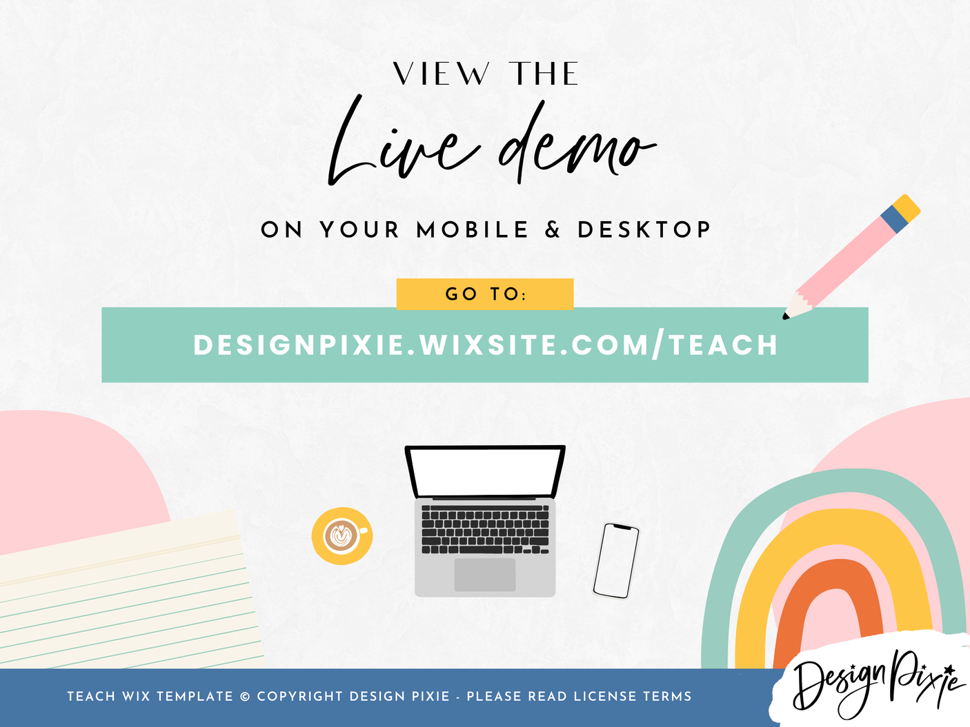 Teach For The Stars Wix Template