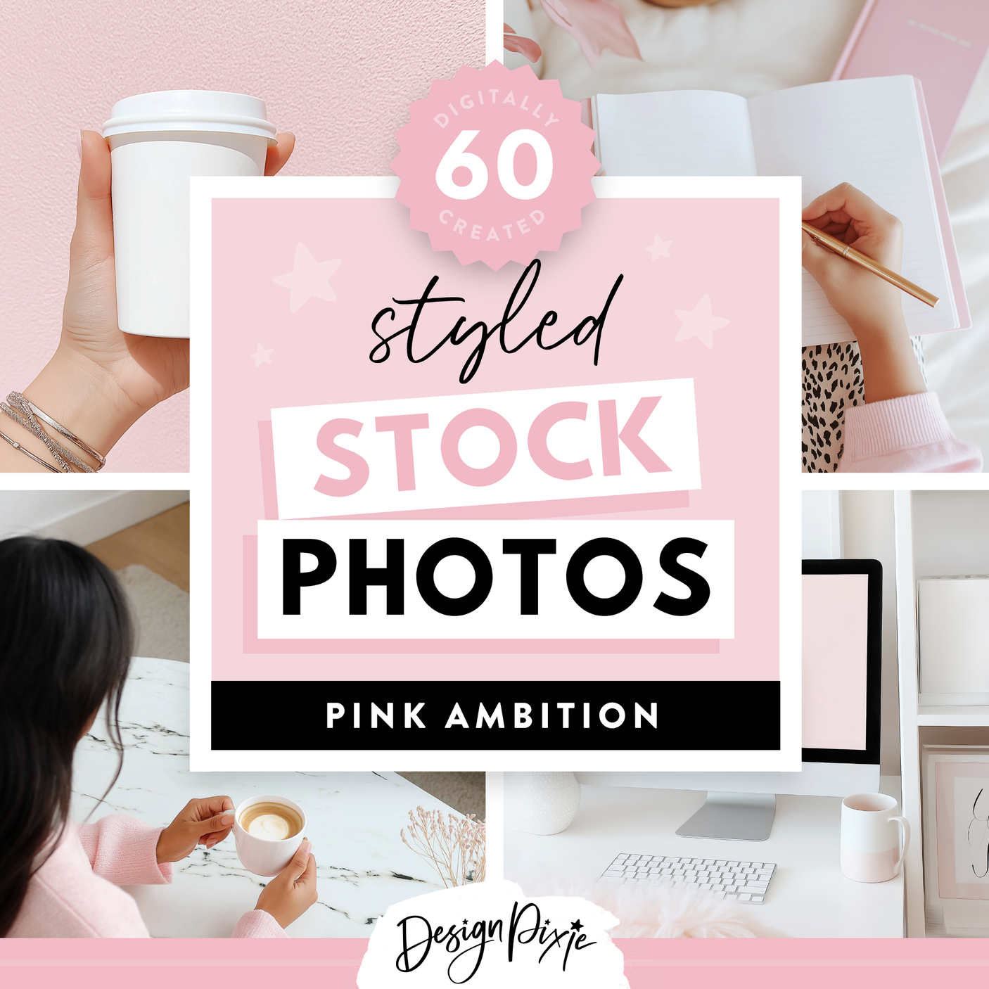 Aesthetic Pink Styled Stock Photos