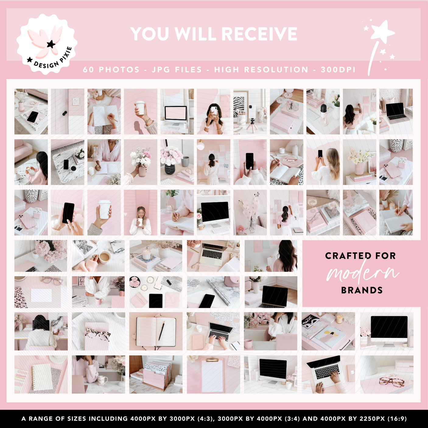 Aesthetic Pink Styled Stock Photos