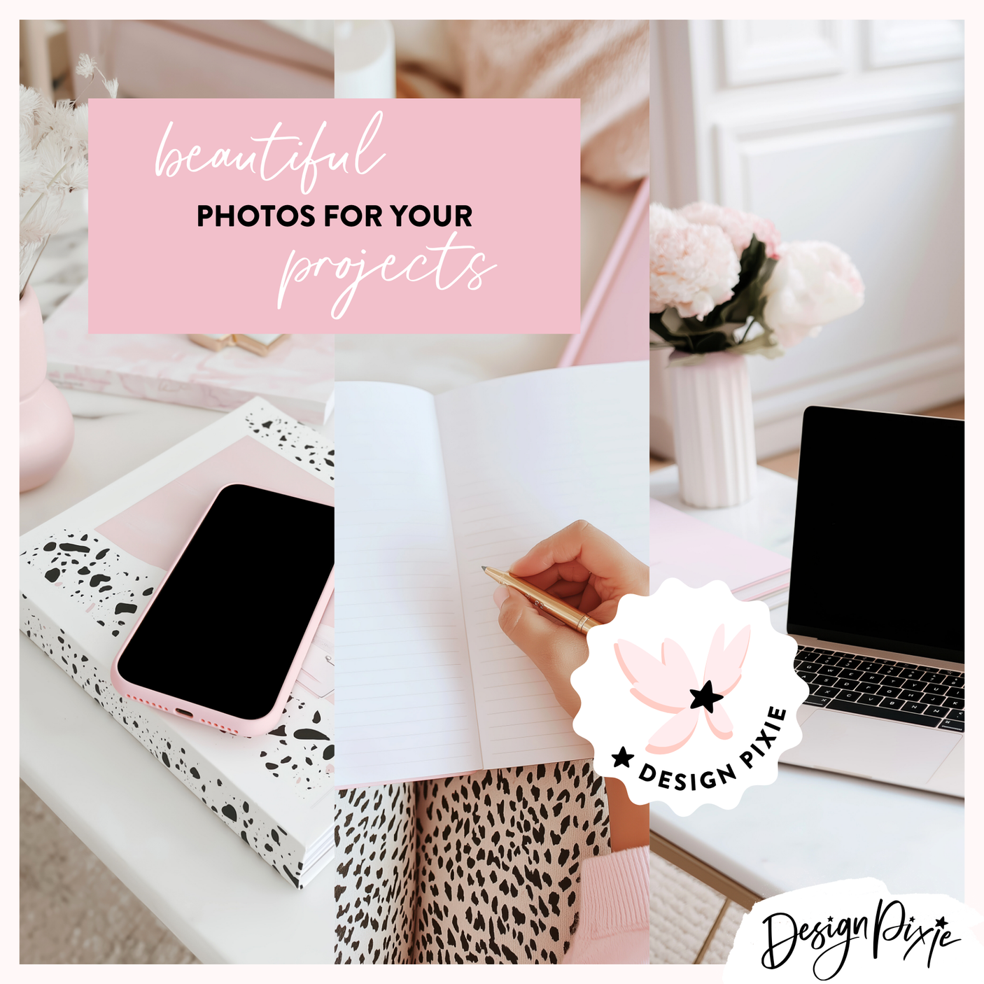 Aesthetic Pink Styled Stock Photos