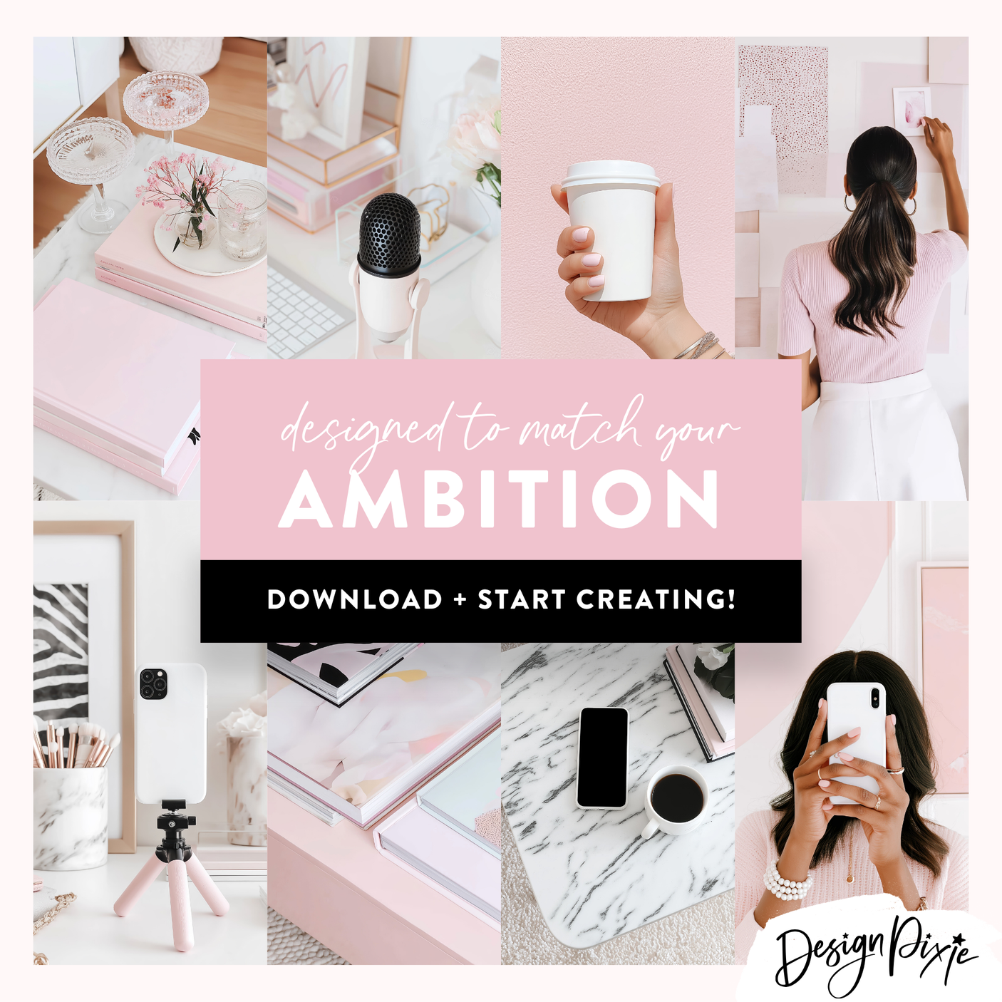 Aesthetic Pink Styled Stock Photos