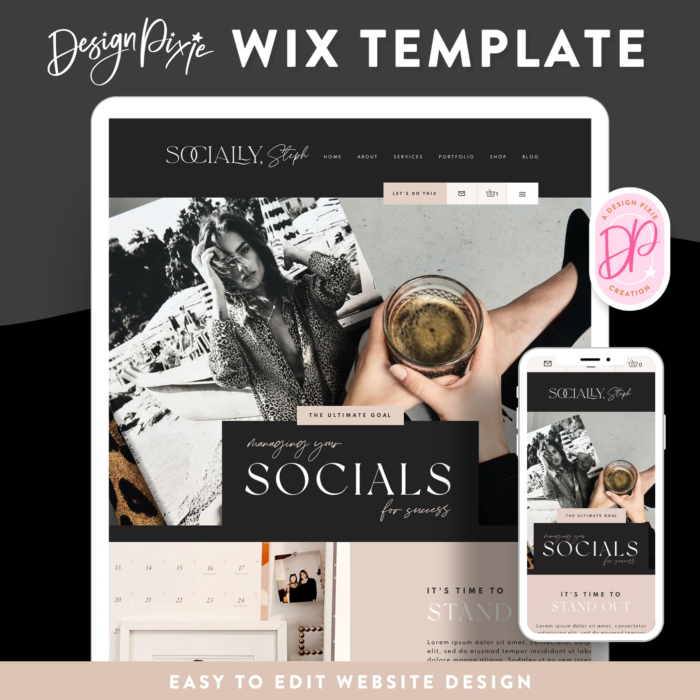 Socially Steph Wix Template