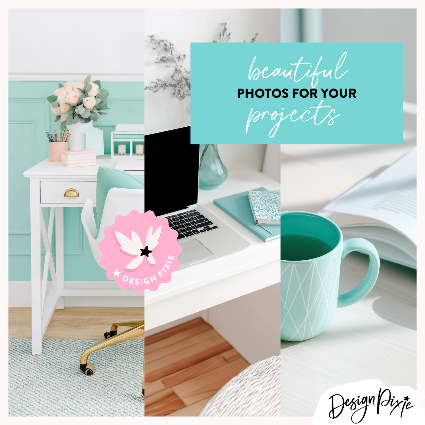 Blue Workspace Stock Photos