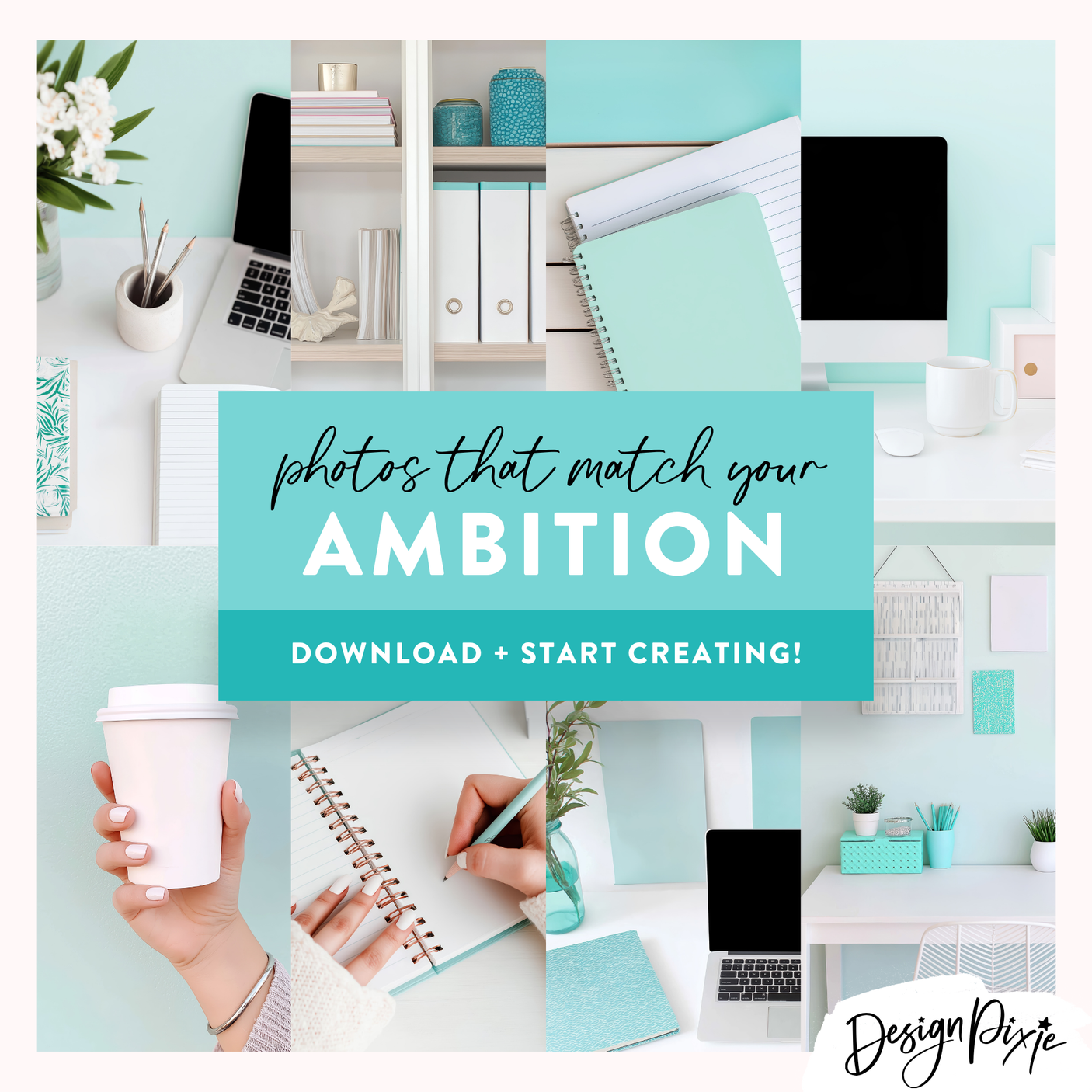 Blue Workspace Stock Photos