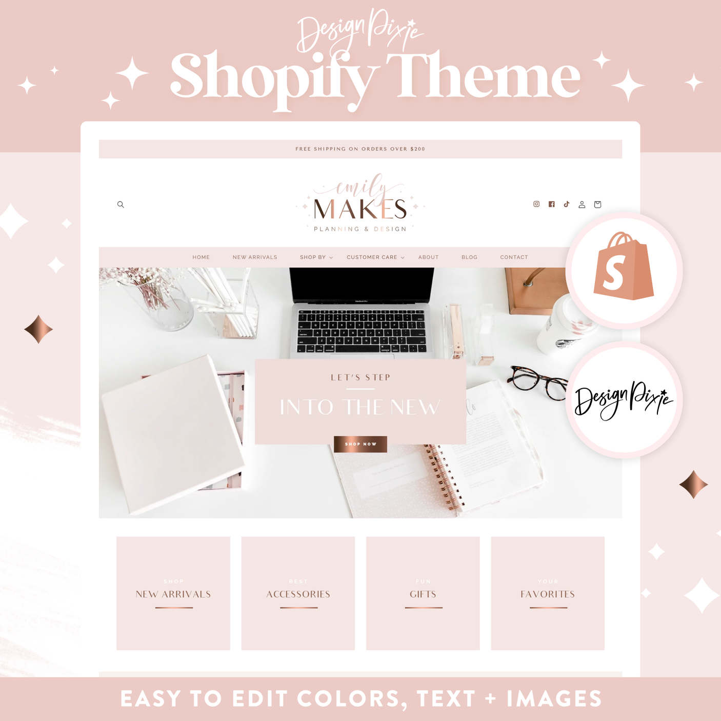 Emily Makes Shopify Theme