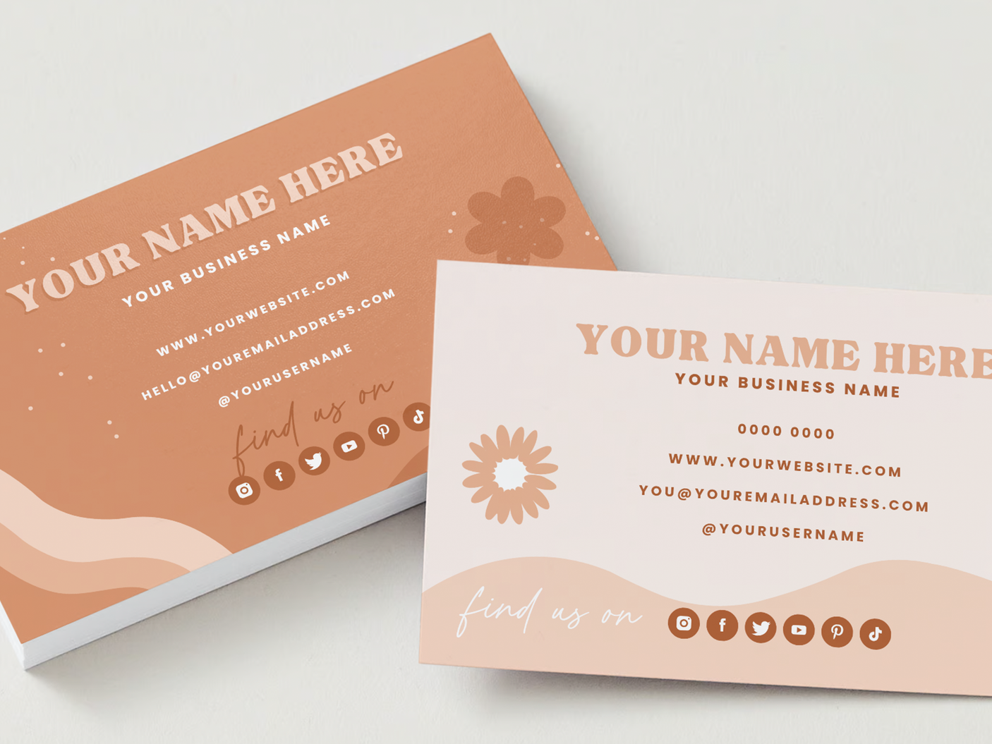 She's So Boho Business Card Template - Design Pixie