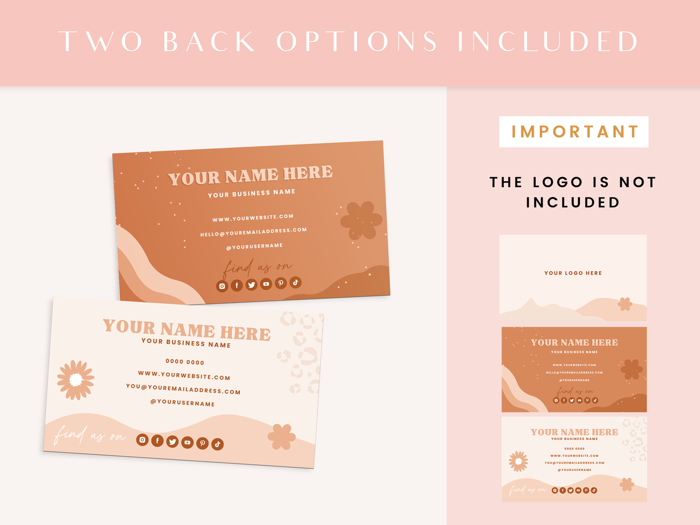 She's So Boho Business Card Template - Design Pixie