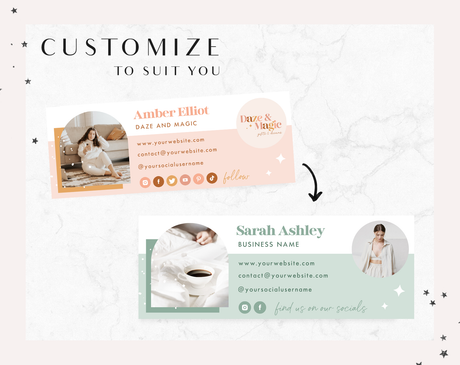 Daze And Magic Email Signature Template - Design Pixie