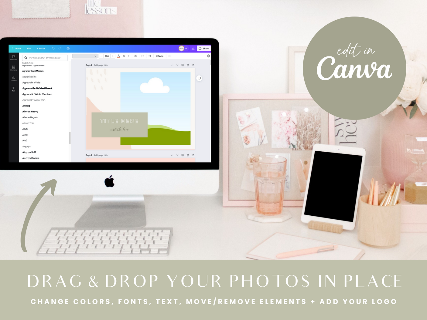 Wonderous Skies Etsy Shop Kit - Design Pixie