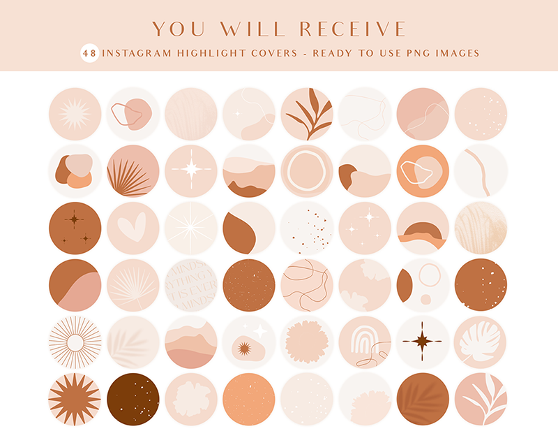 Bohemian Instagram Highlight Icons - Design Pixie