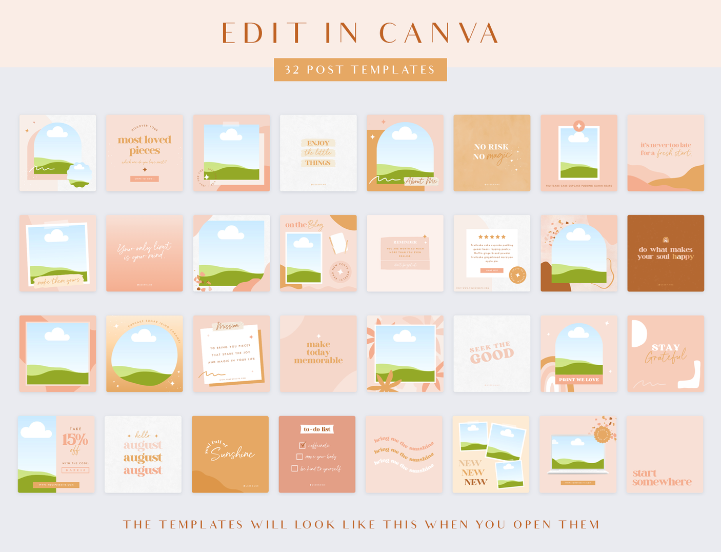 Daze And Magic Instagram Post Templates - Design Pixie