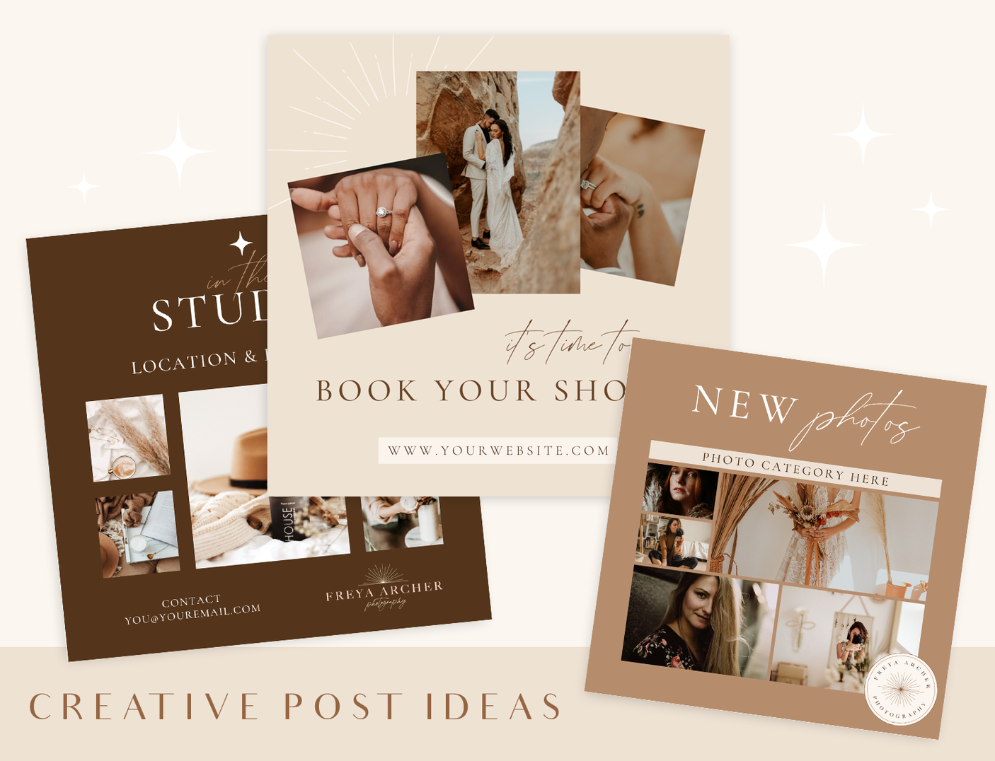 Freya Archer Instagram Post Templates - Design Pixie