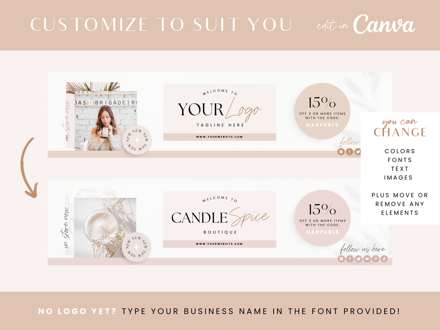 Harper Skies Etsy Shop Kit - Design Pixie