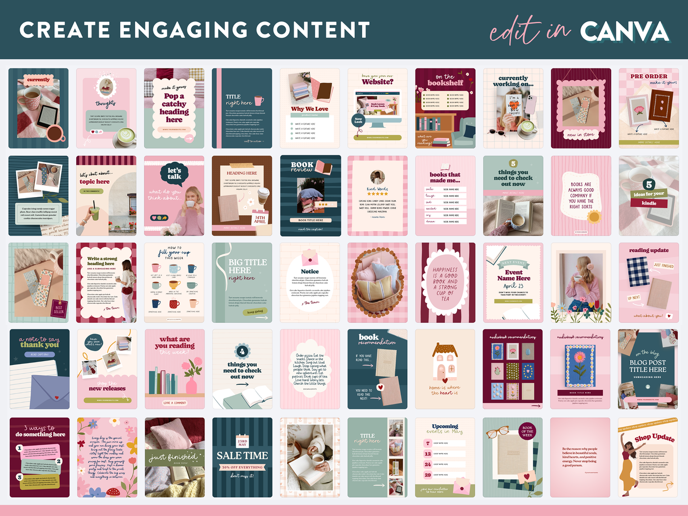 Bookstagram Instagram Templates