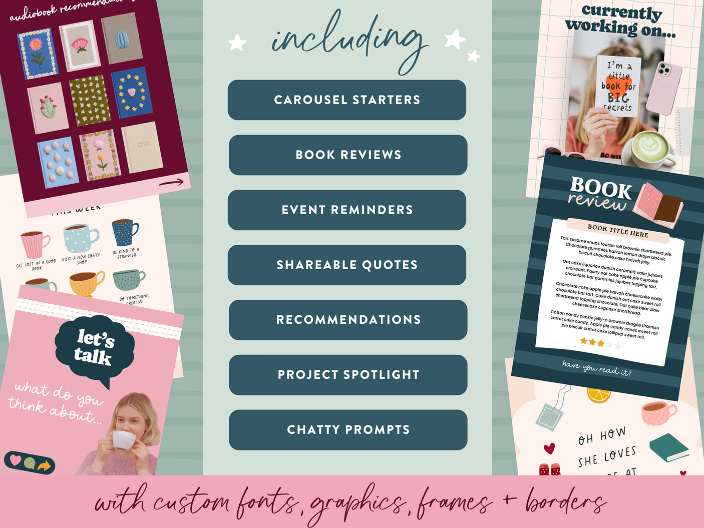 Bookstagram Instagram Templates