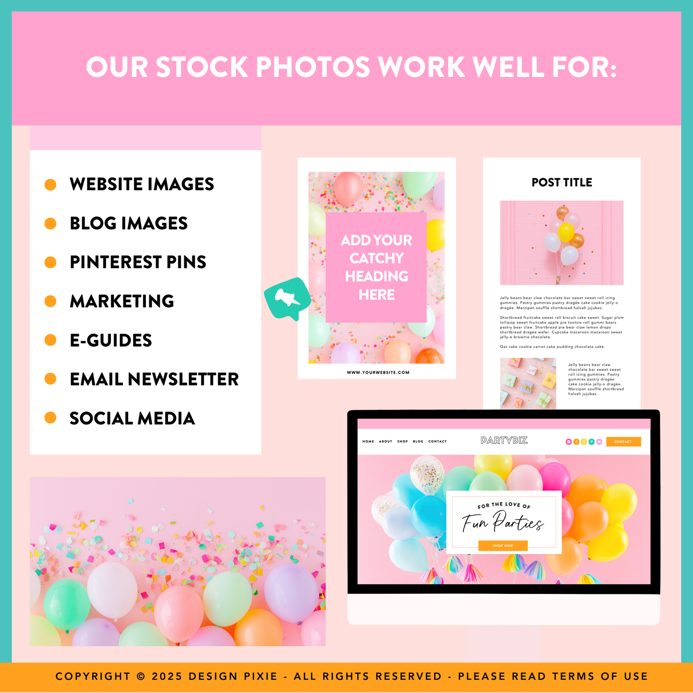 Bright Party Stock Photos
