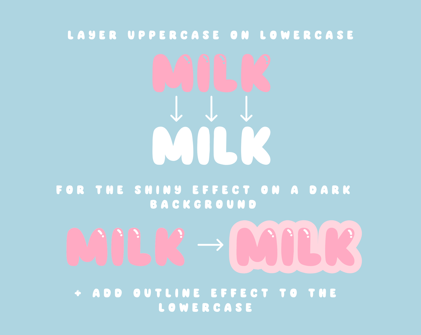 Milk Shake Font - Design Pixie