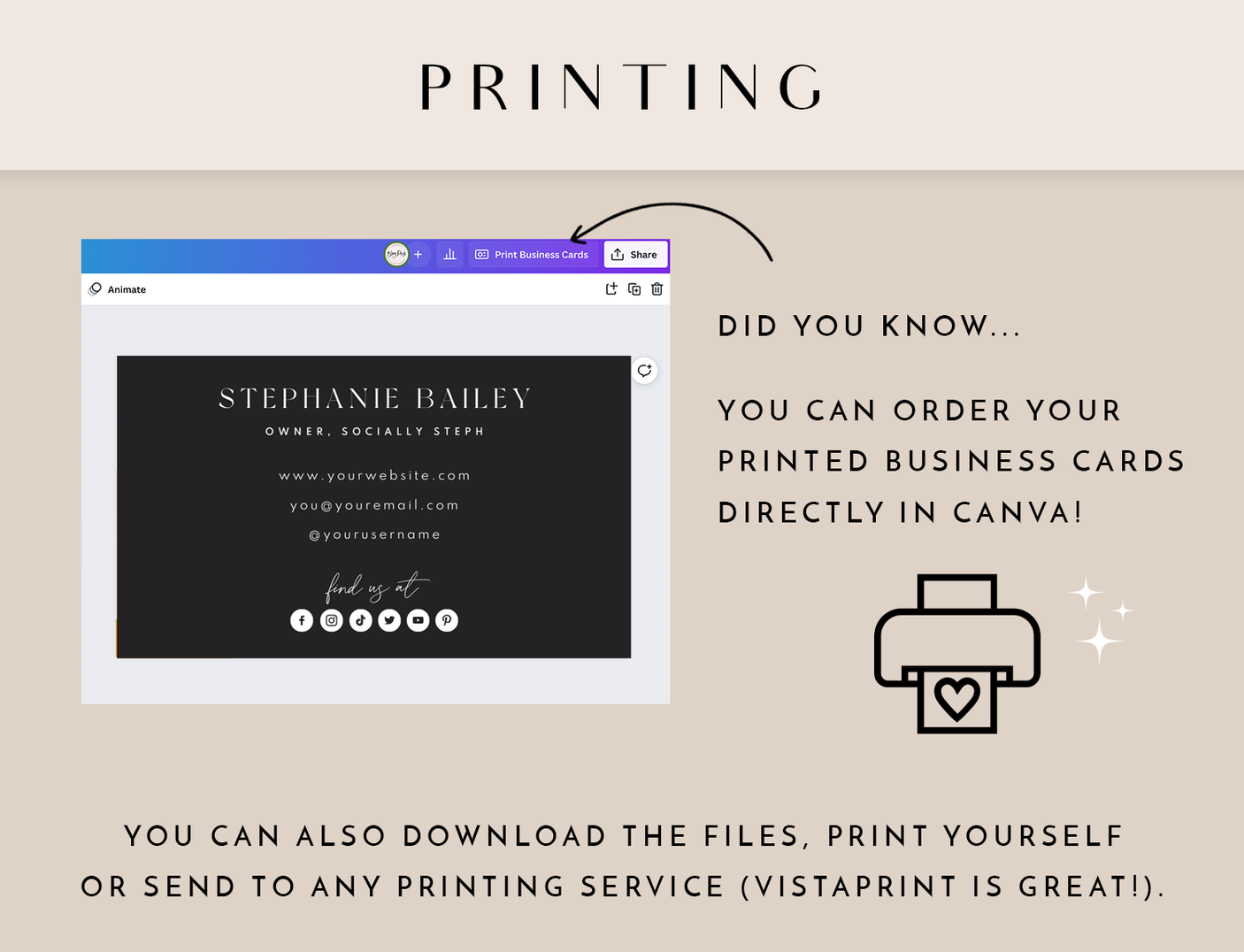 Black Business Card Template - Design Pixie