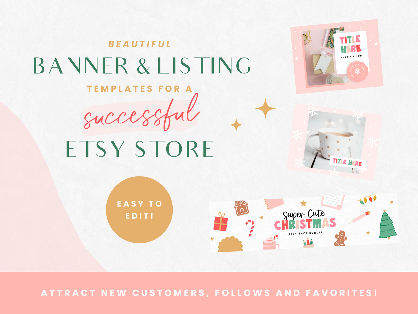 Christmas Etsy Shop Kit - Design Pixie