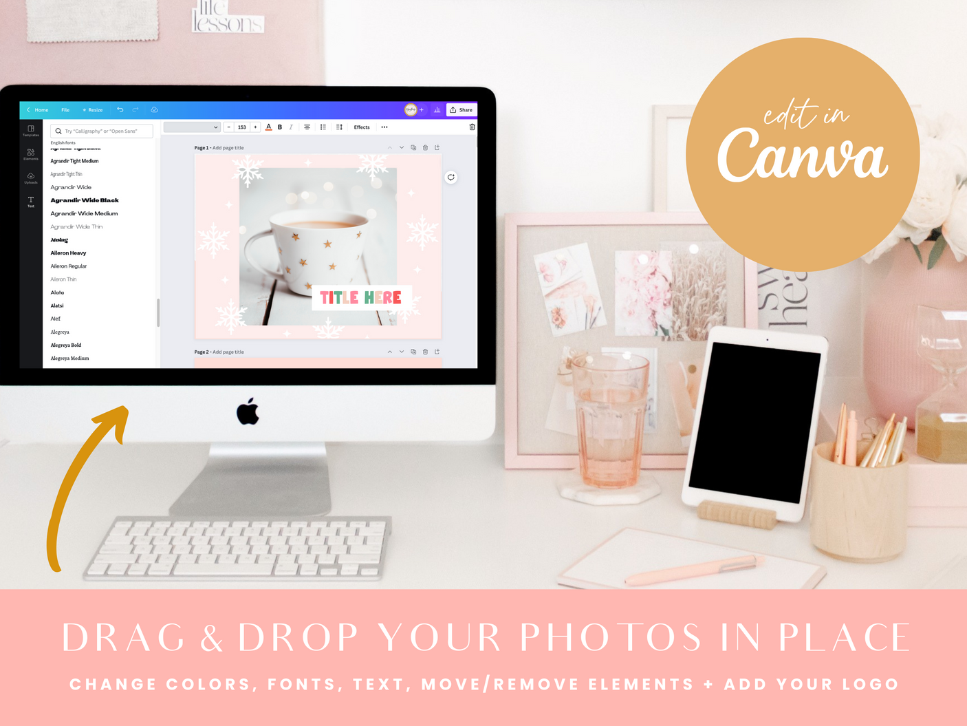 Christmas Etsy Shop Kit - Design Pixie