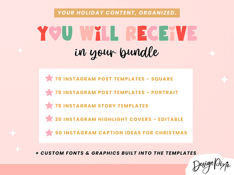 Christmas Instagram Bundle - Design Pixie