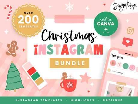 Christmas Instagram Bundle - Design Pixie