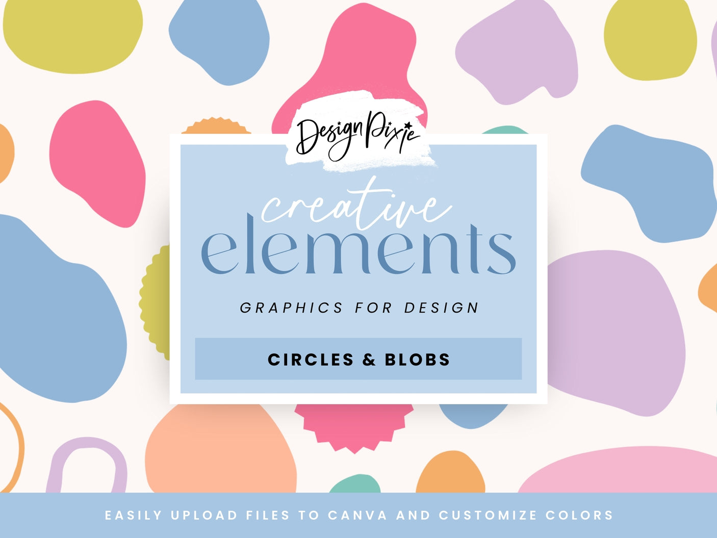 Circles And Blobs SVG Elements - Design Pixie