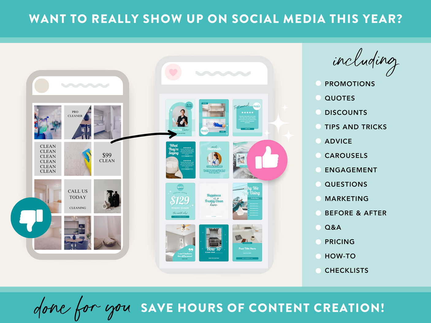 Cleaning Business Social Media Posts