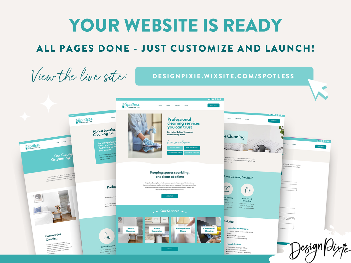 Cleaning Business Website Template