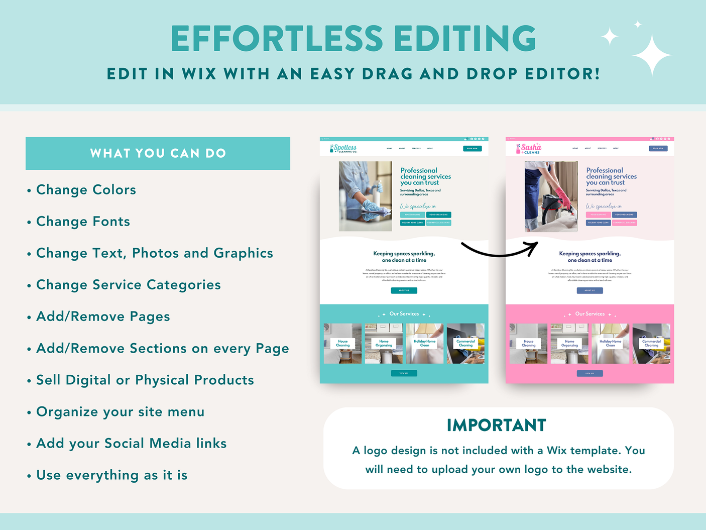 Cleaning Business Website Template