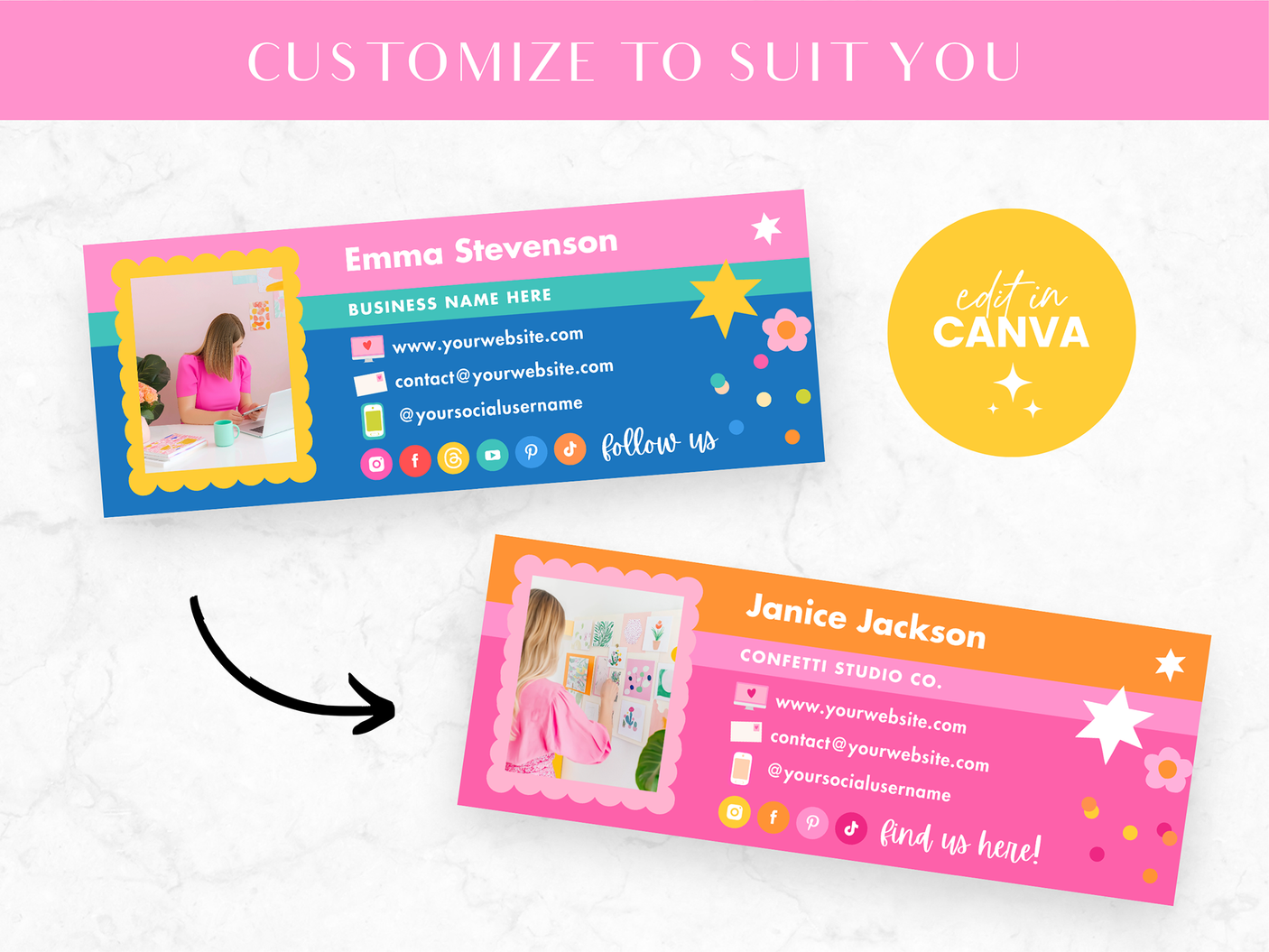 Confetti Email Signature