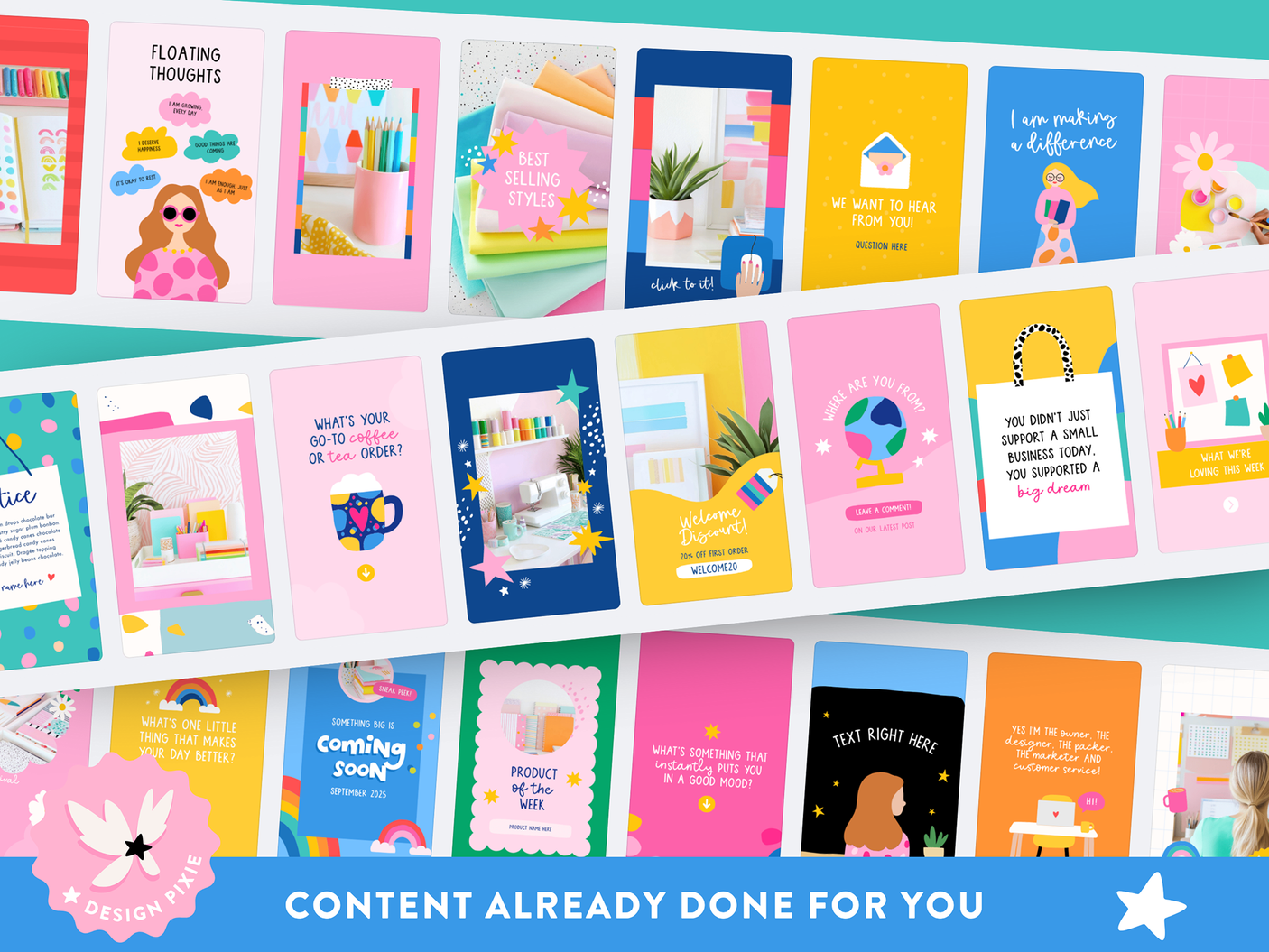Confetti Instagram Templates - V2