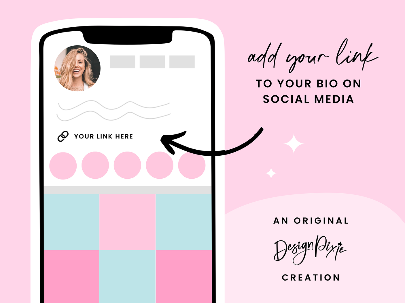 Confetti Link In Bio Template