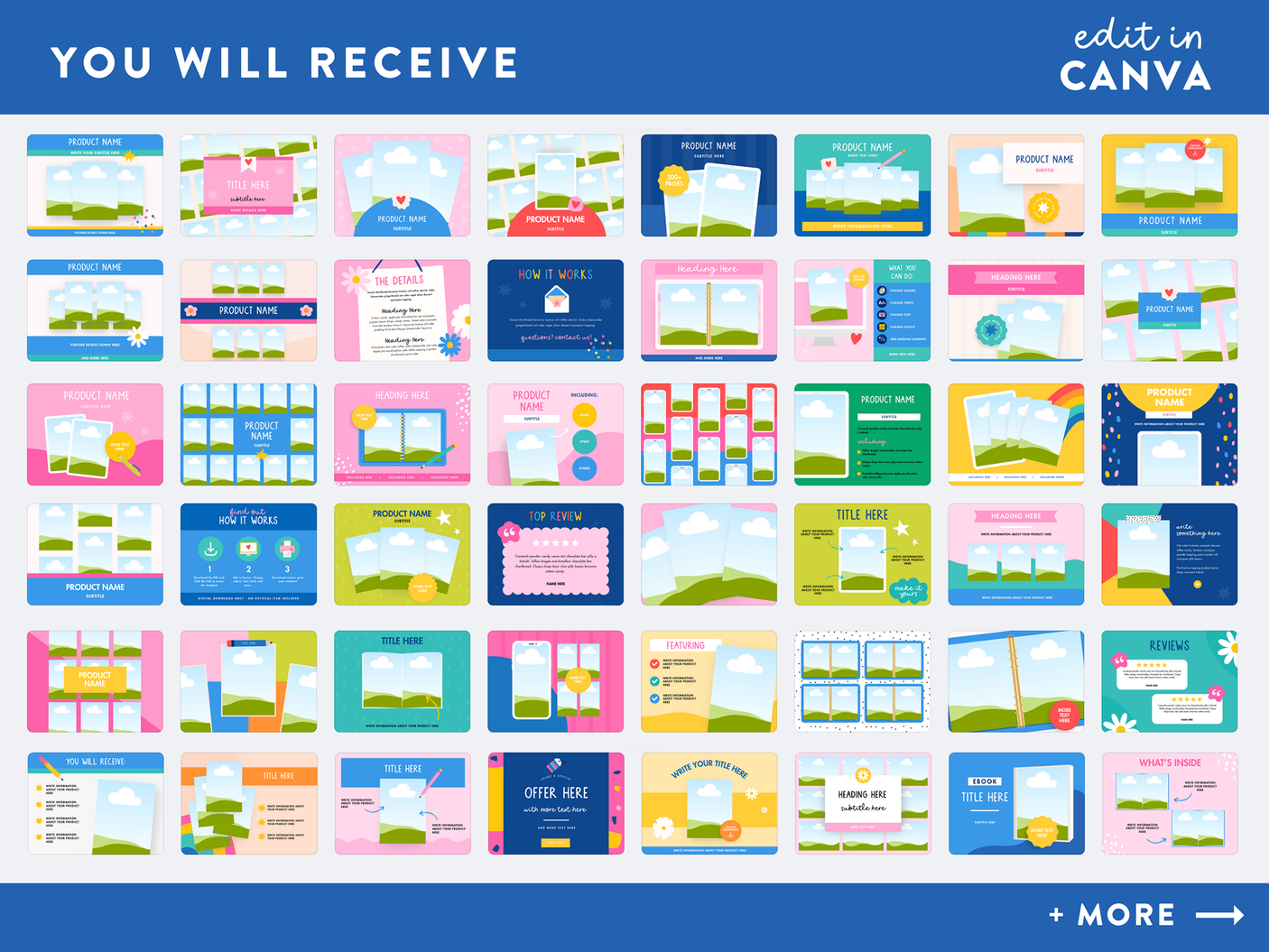 Colorful Listing Templates