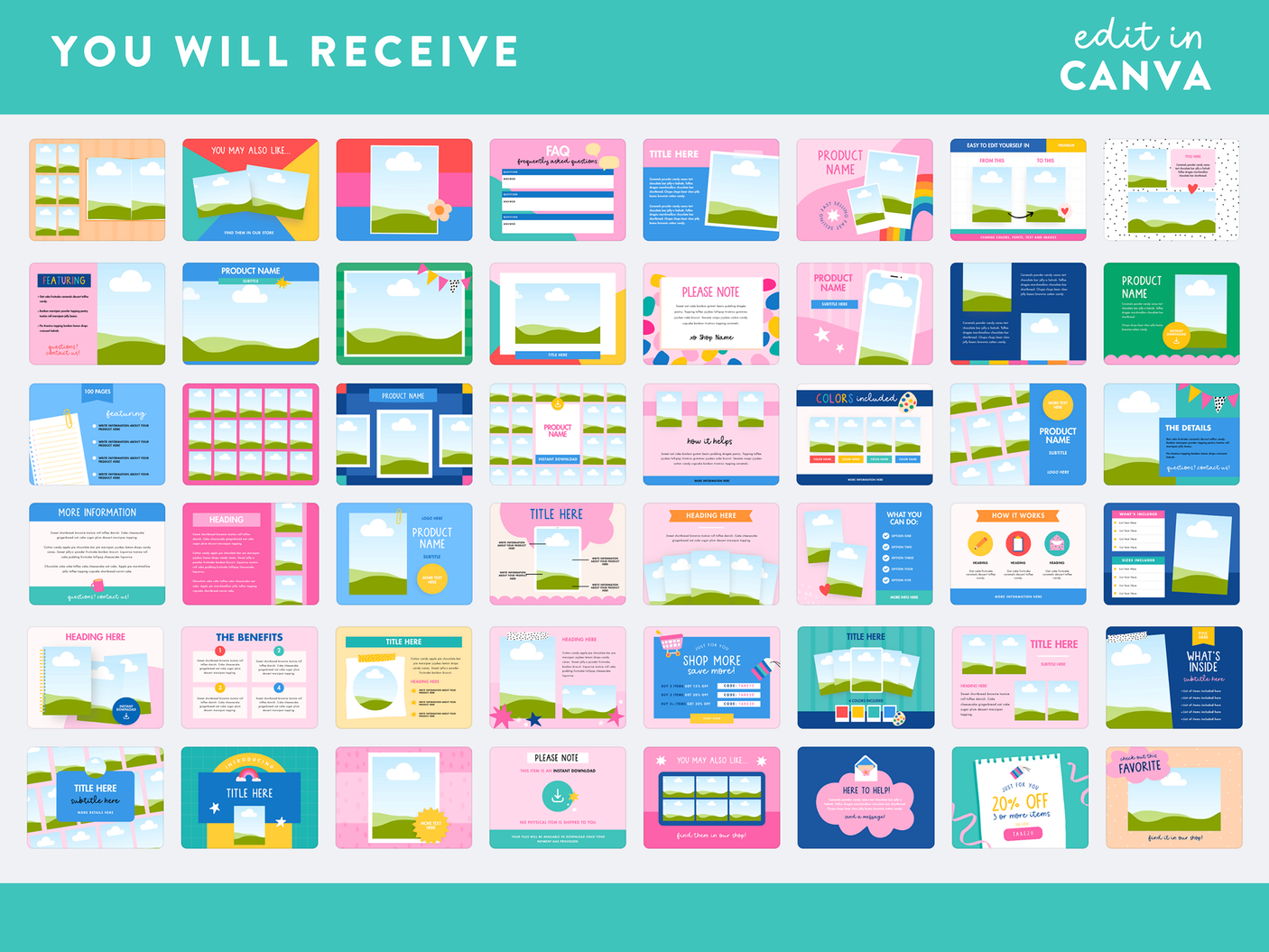 Colorful Listing Templates