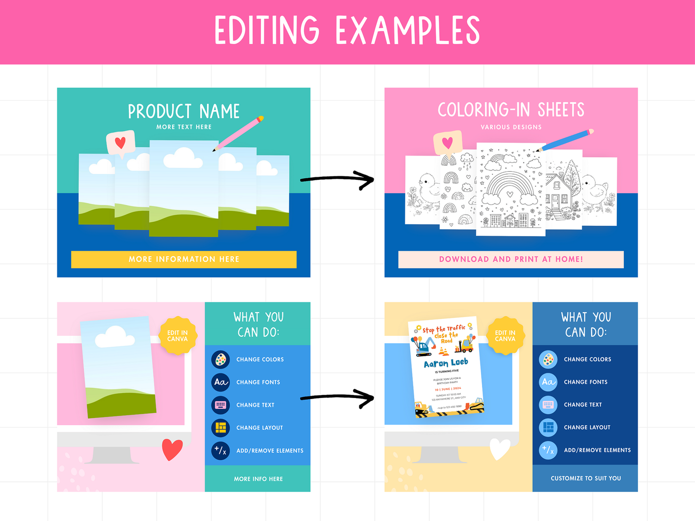 Colorful Listing Templates