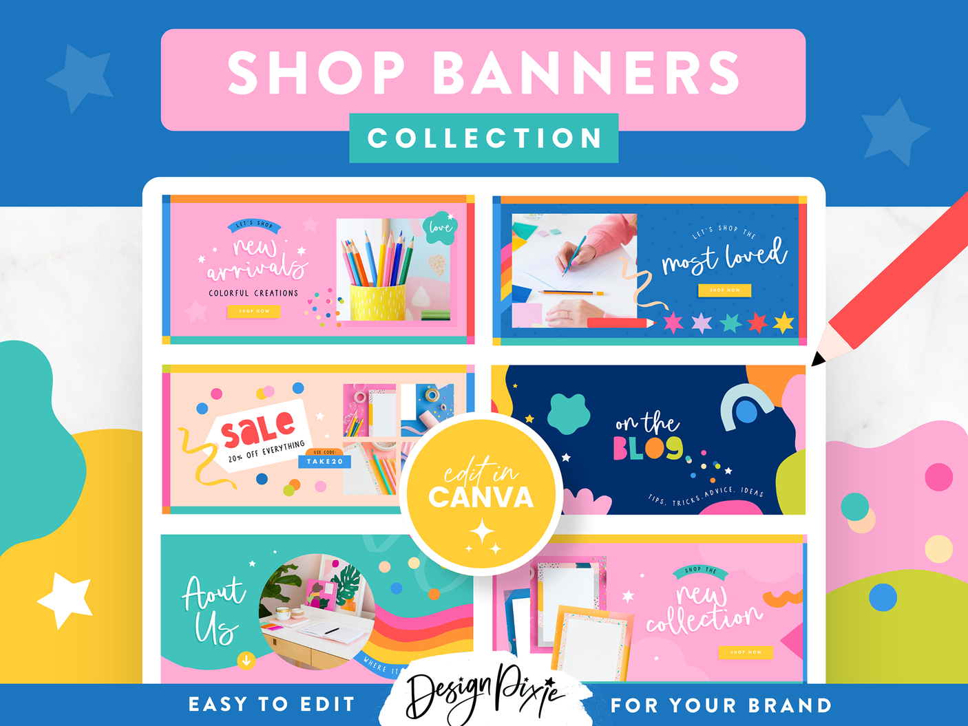 Confetti Shopify Banner Templates