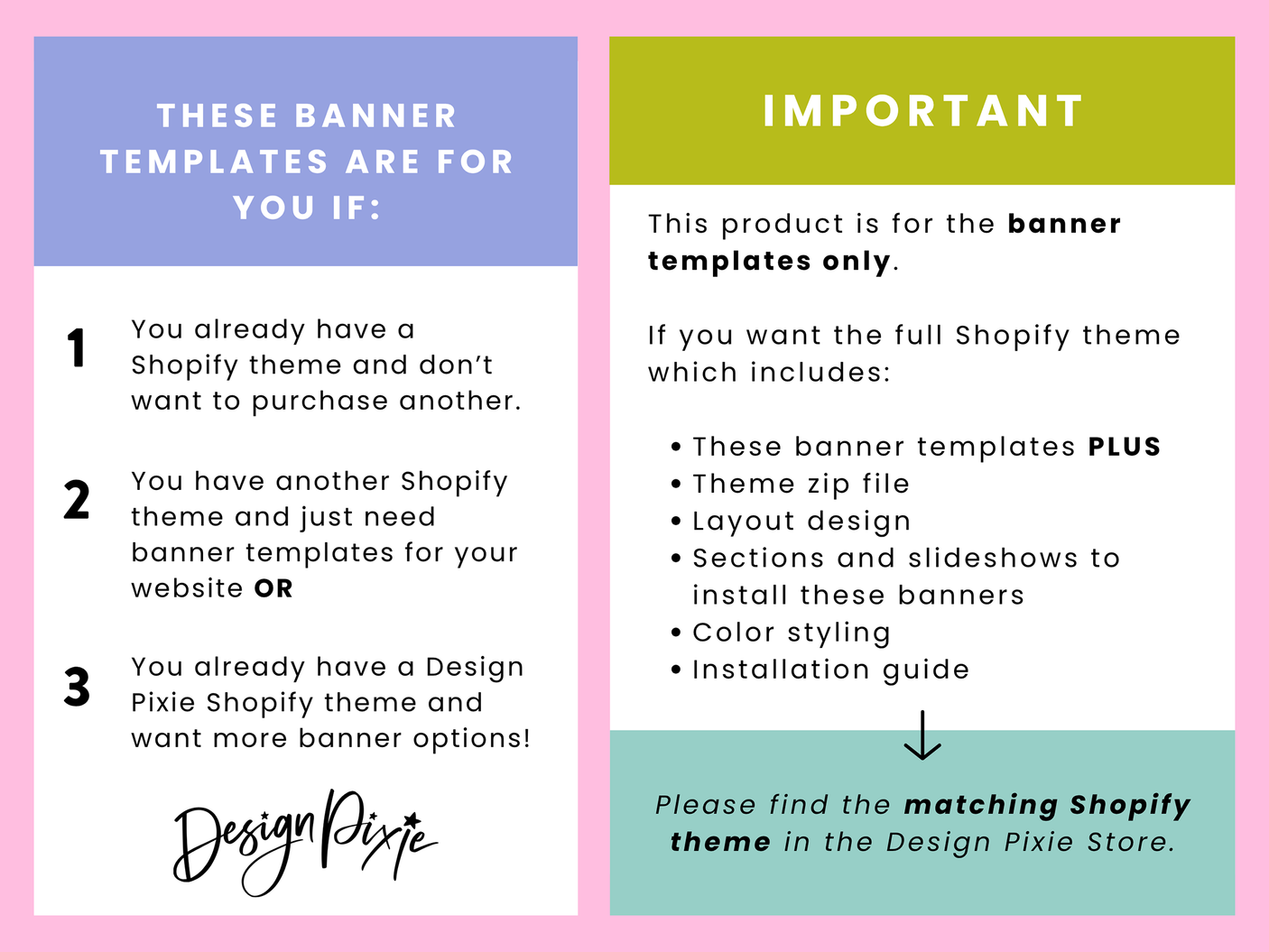 Pixel Box Shopify Banner Templates
